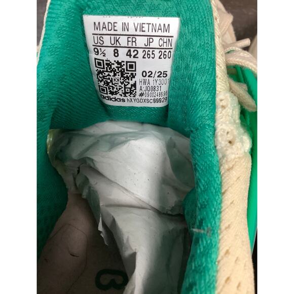 Adidas Men's 9.5 White Green Pink Ultraboost 1.0 Running Shoes Athletic LM2-20 - Picture 9 of 11